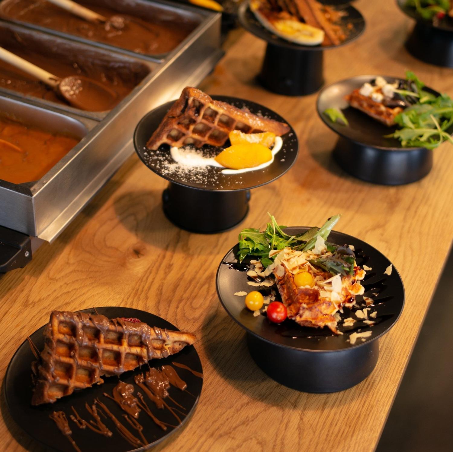Signature 2 Sweet & 2 Savoury Waffles