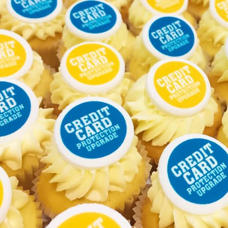Classic (regular) size Logo/image Cupcakes