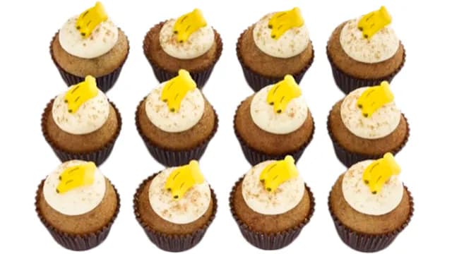 Banana Petite Cupcake (Box of 12)