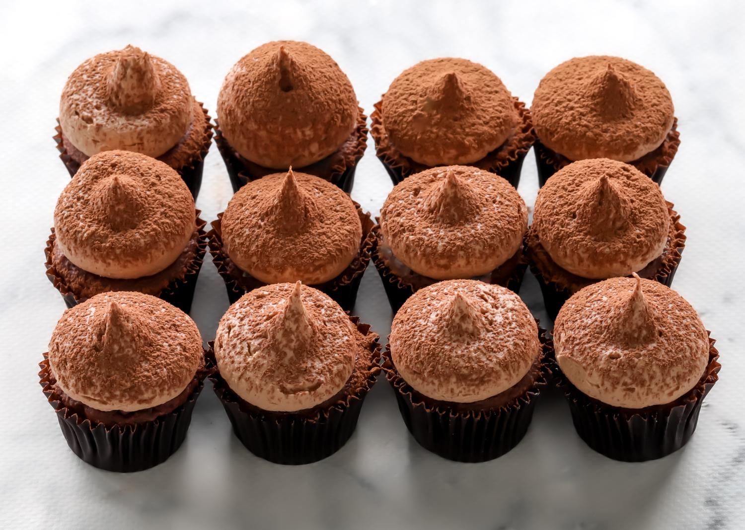 Gluten Free Chocolate Petite (mini) size Cupcakes