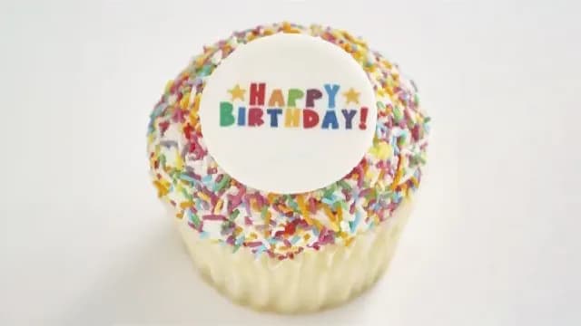 Happy Birthday Classic Cupcake