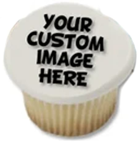 Corporate Logo/Image Edible Fondant Round Disc