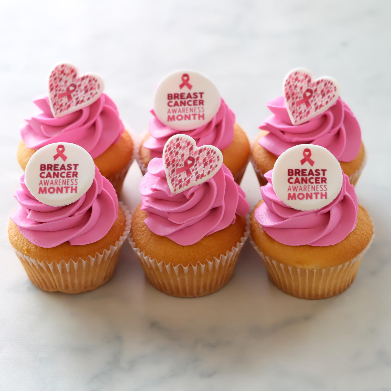 Pink Ribbon Classic Regular Cupcakes (12pcs)