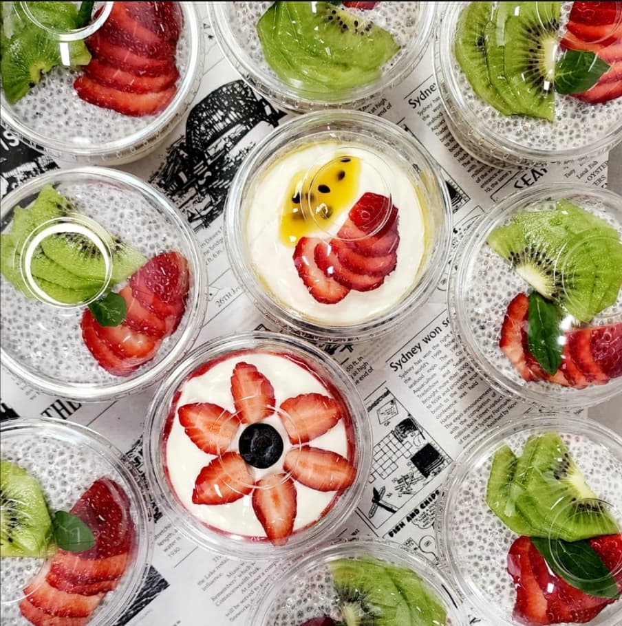 Mixed Deluxe Yoghurt / Chia Seeds Yoghurt Cups