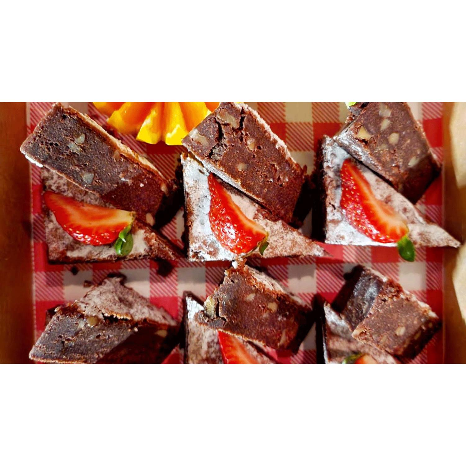 Triple Chocolate Brownie Bites