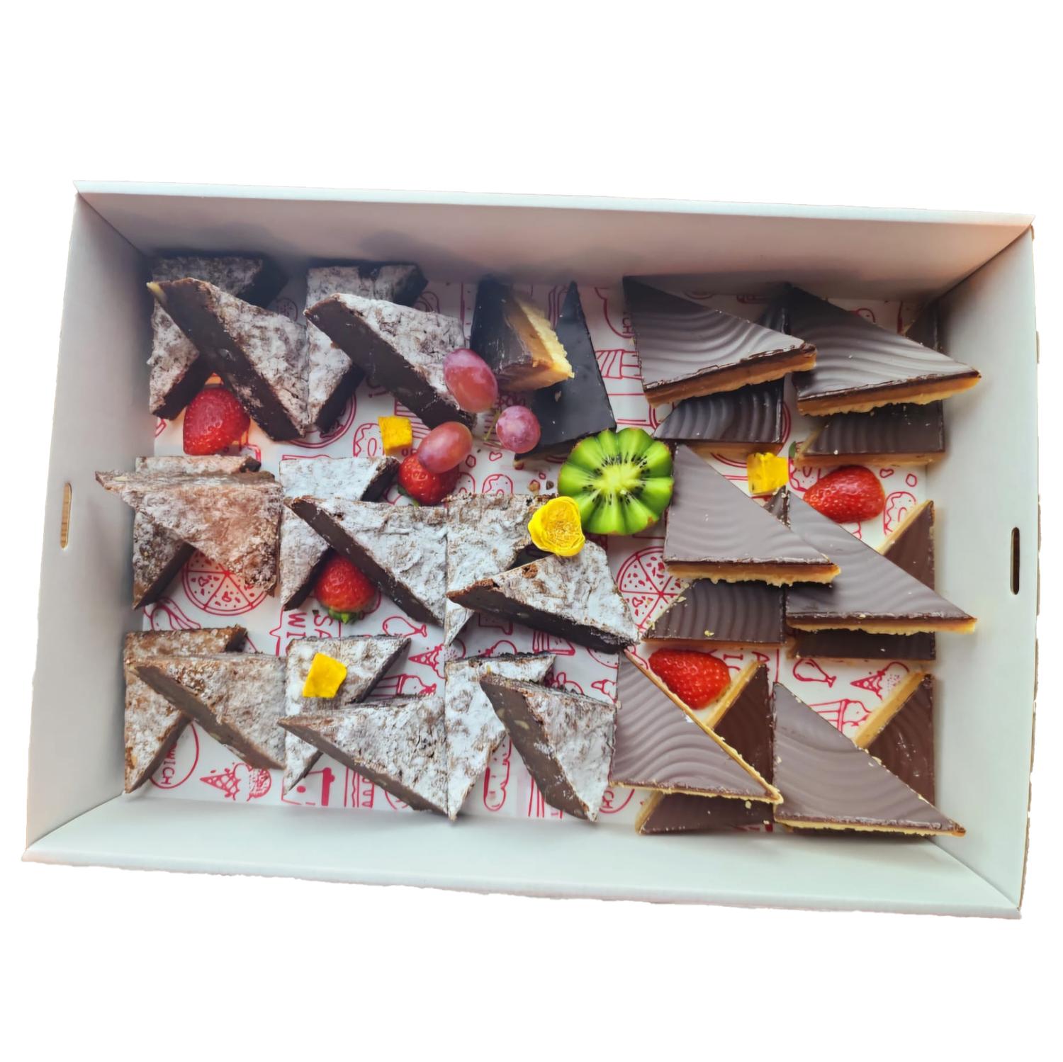 Brownie & Caramel Slices (Box of 10)
