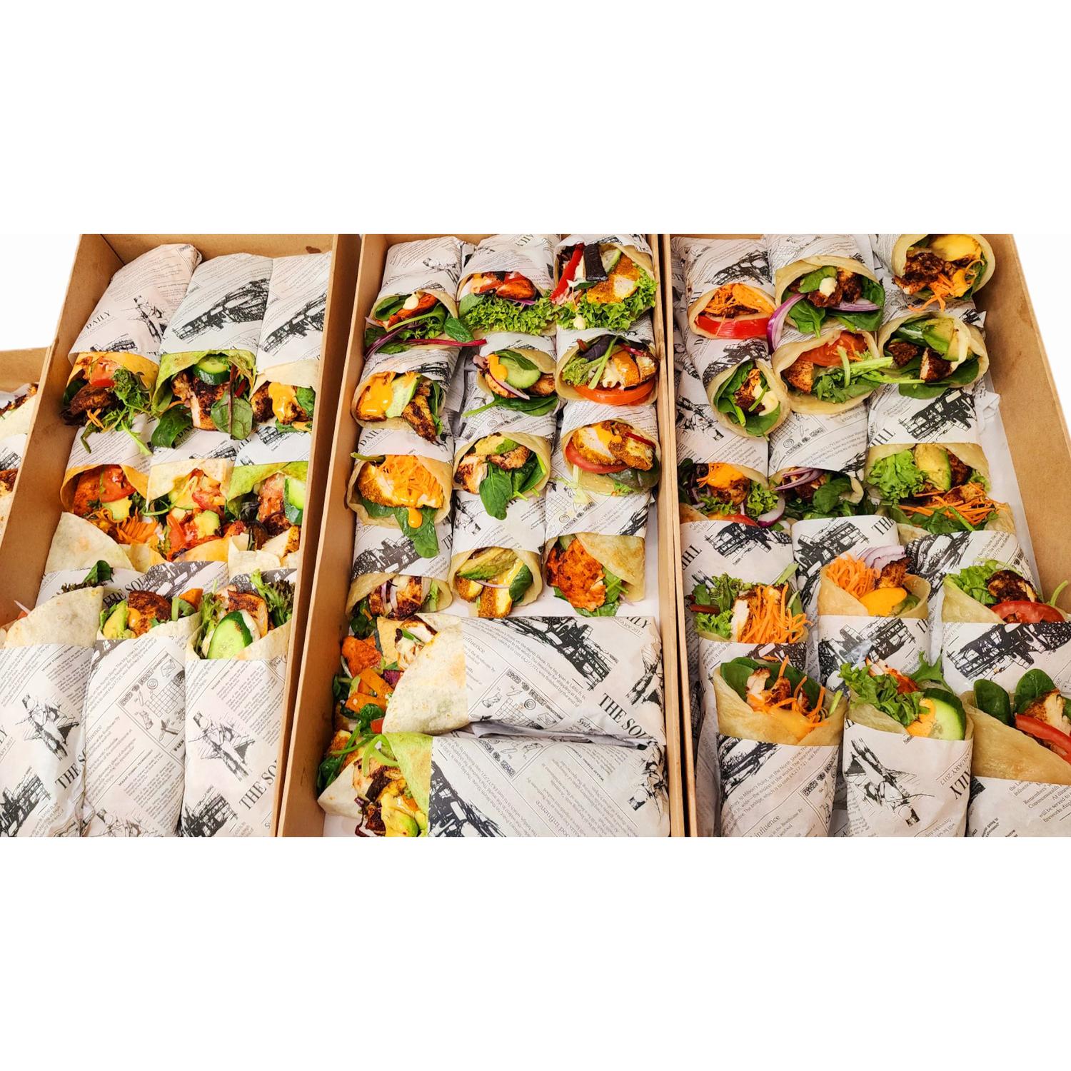 Chicken Strips in Roti (Dozen)