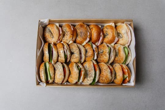 Breakfast Bagel Sandwich Box (Medium)
