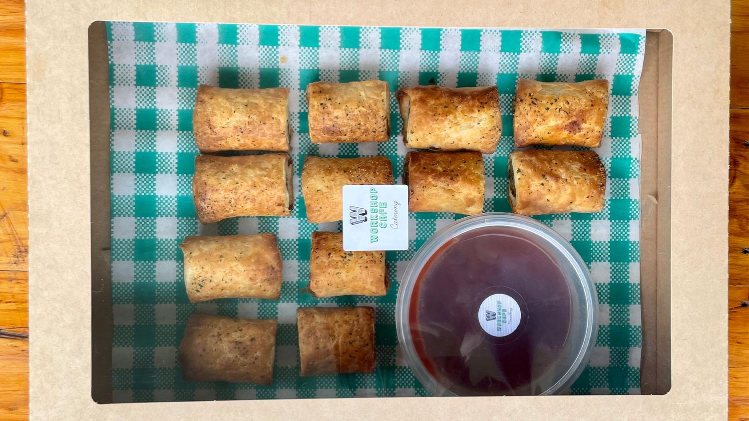 Mini Beef Sausage Pastry Roll