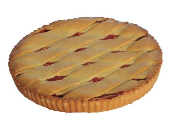 Rhubarb, Apple and Raspberry Tart 