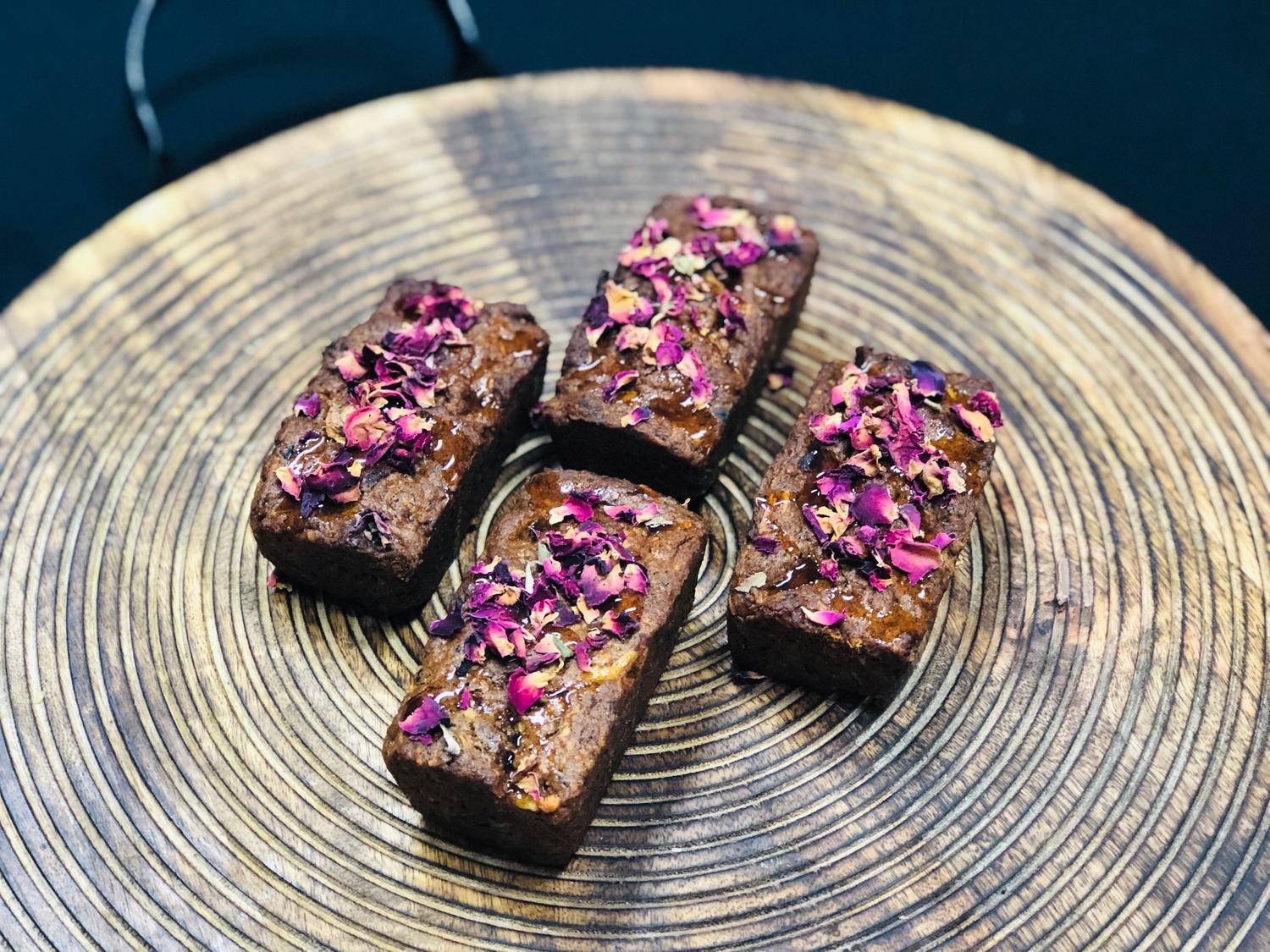Date Banana Coconut and Walnut Loaf