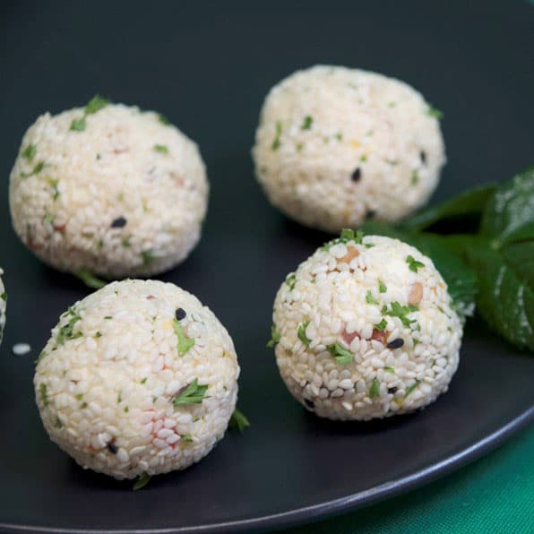 Apricot, Almond, Cranberry Cream Cheese Truffles