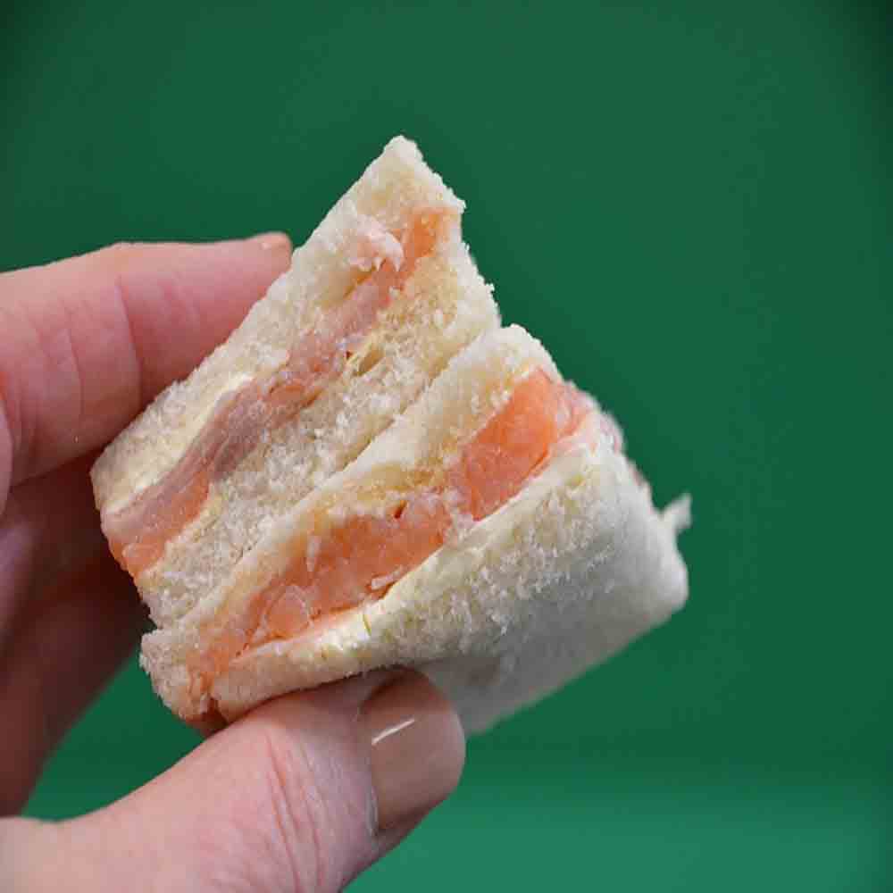 Smoked Salmon, Ginger, Cream Cheese Sandwich