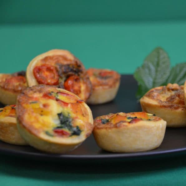 Seasonal Vegetarian Tart Selection