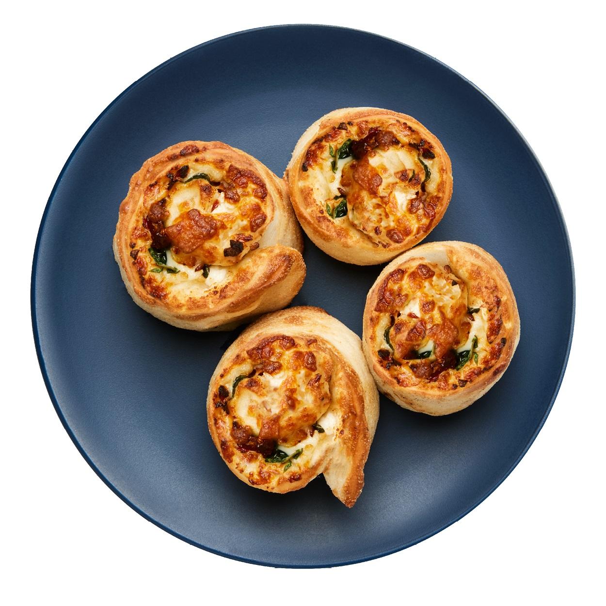 Sundried Tomato, Basil & Feta Scrolls
