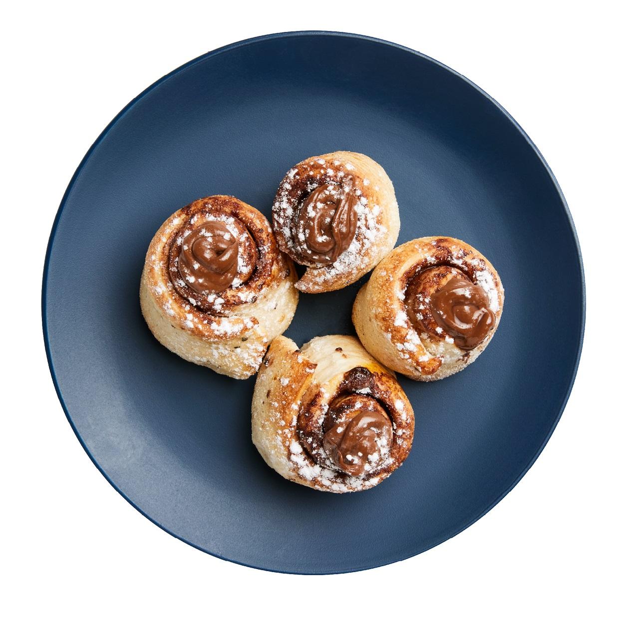 Choc Hazelnut Scrolls