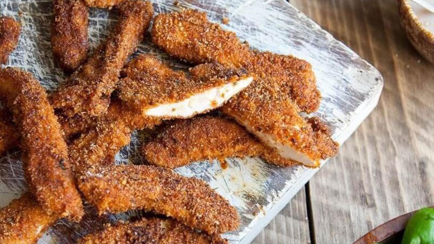 Cajun Crumbed Chicken Goujon