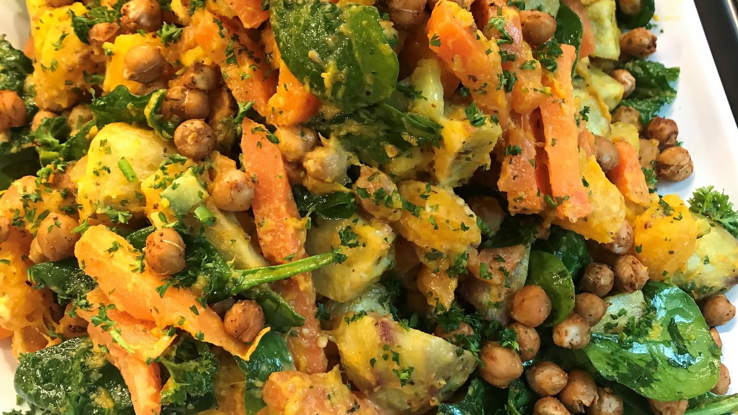 Cumin Roasted Pumpkin Salad