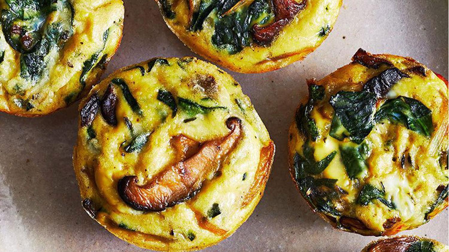 Spinach and Mushroom Frittata