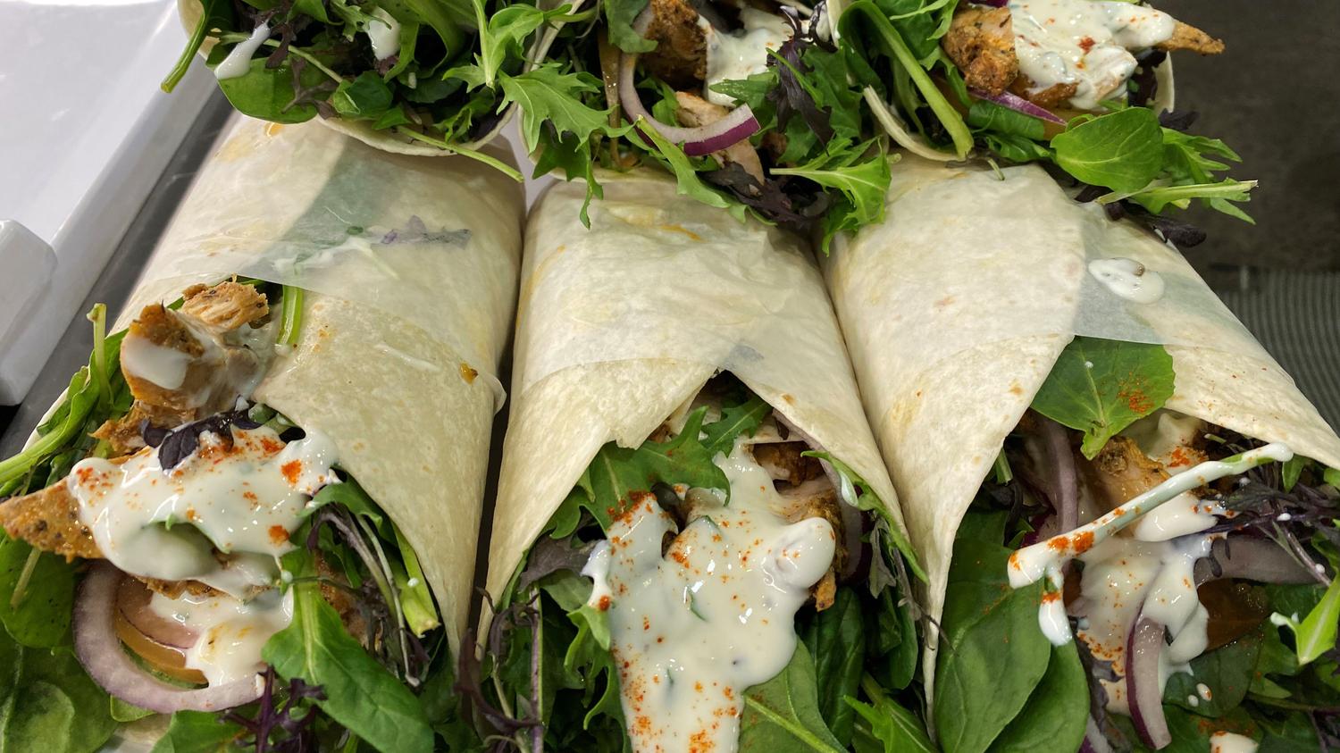 Harissa Marinated Chicken Gourmet Wrap