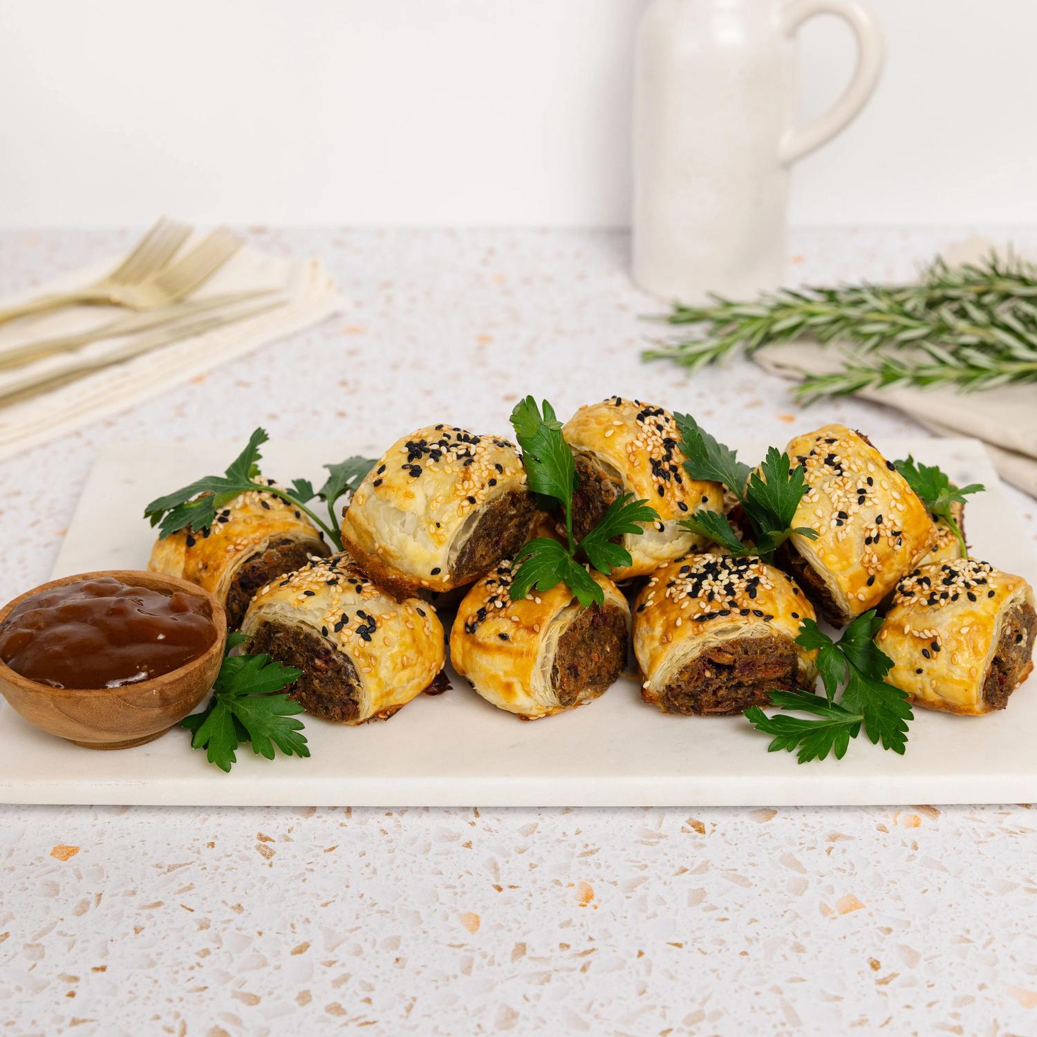 Sage and Onion 'Sausage' Rolls