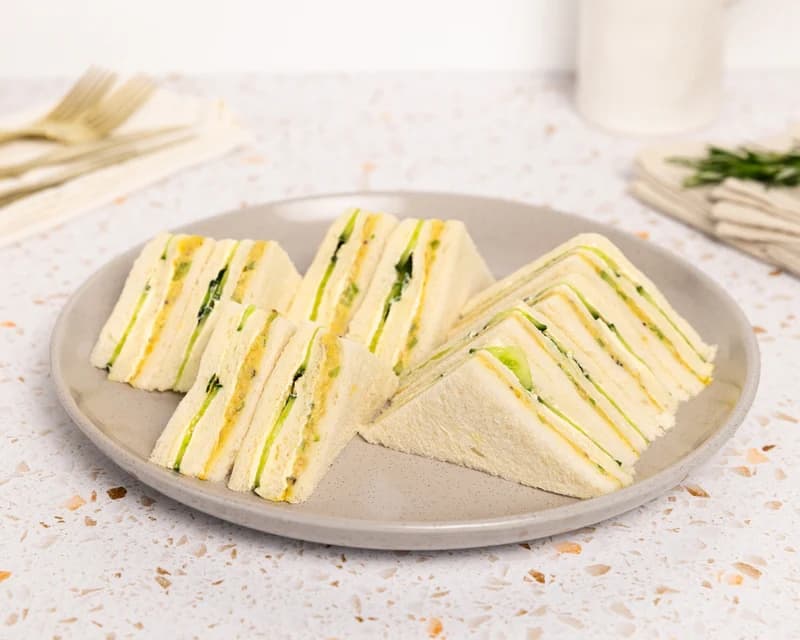 Smashed Chickpea Club Sandwiches