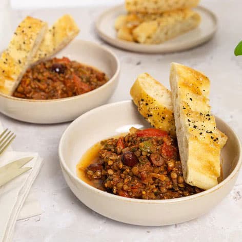 Mediterranean Tomato & Olive Casserole