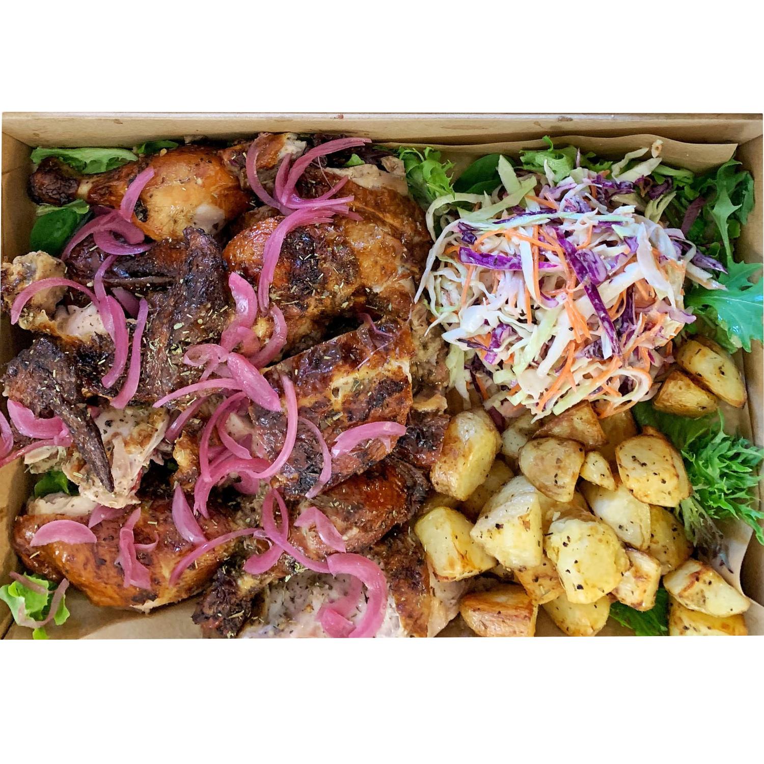 Whole Roast Chicken Platter