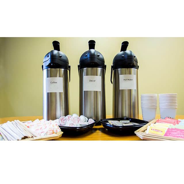 Tea, Coffee and Iced Water Station