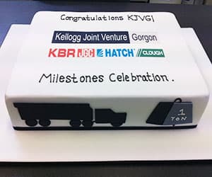 Fondant Branded Cake (13x11 Inches for 65)