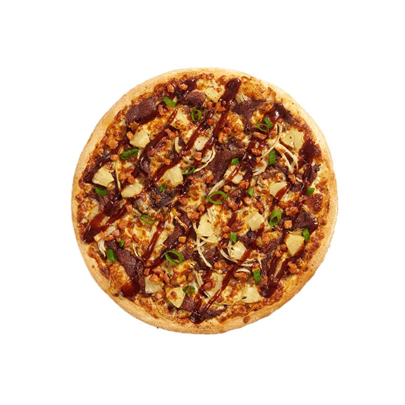 Rackem's Brisket + Pineapple Pizza