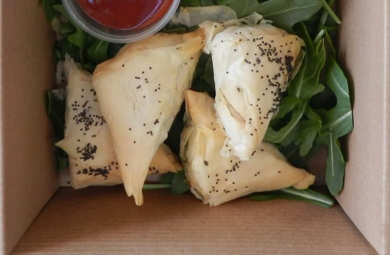 Spinach and Fetta Filo Triangle