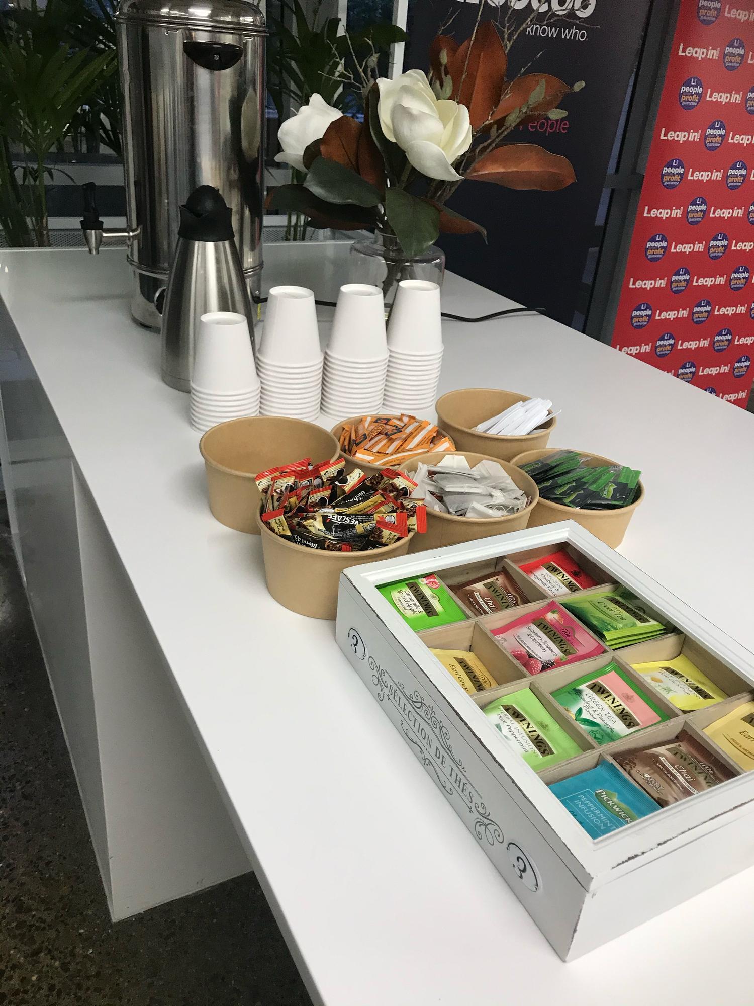 Tea and Coffee Station