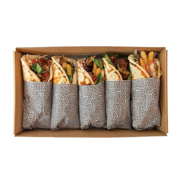 VEGETARIAN Pita Wraps  (5 Set)