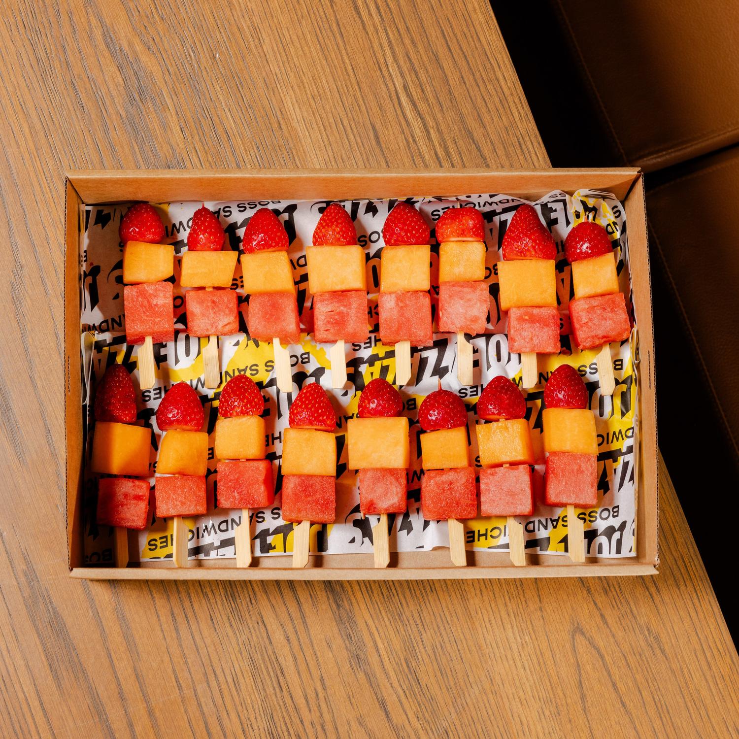 Mini Fruit & Berry Skewers (16 Pieces)