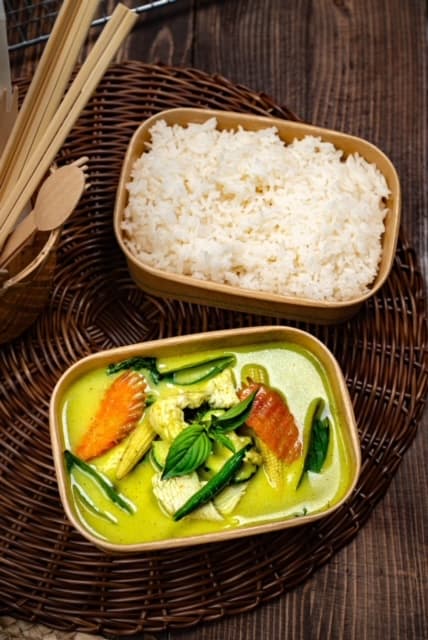 Green Curry and Rice
