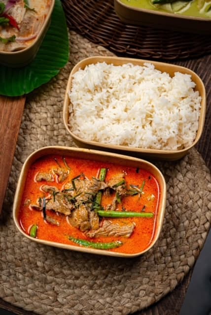 Panang Curry and Rice