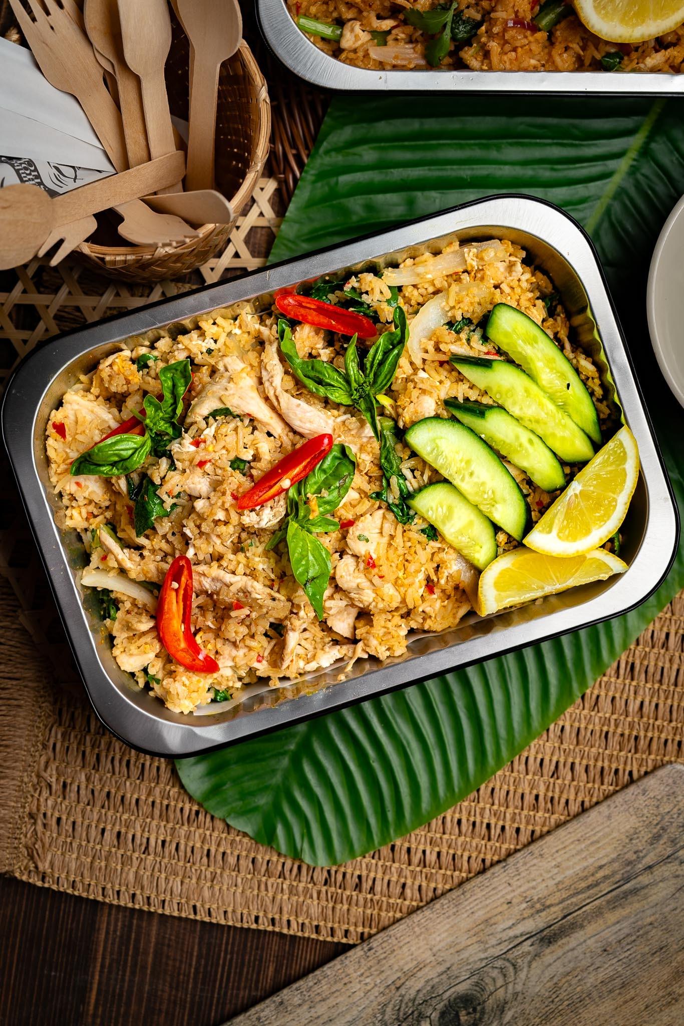 Chilli Basil Fried Rice Buffet (Small Platter)