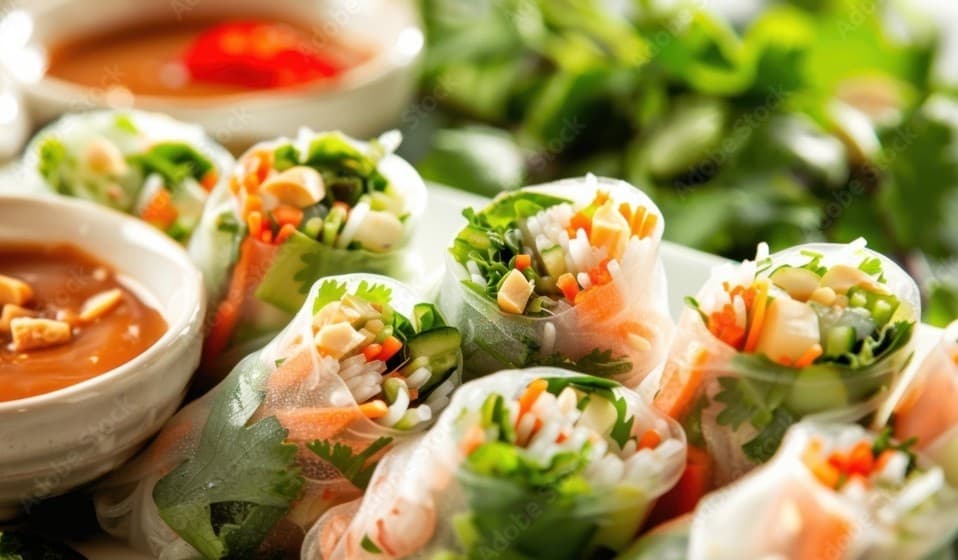 Rice Paper Rolls Box (40 Pieces)