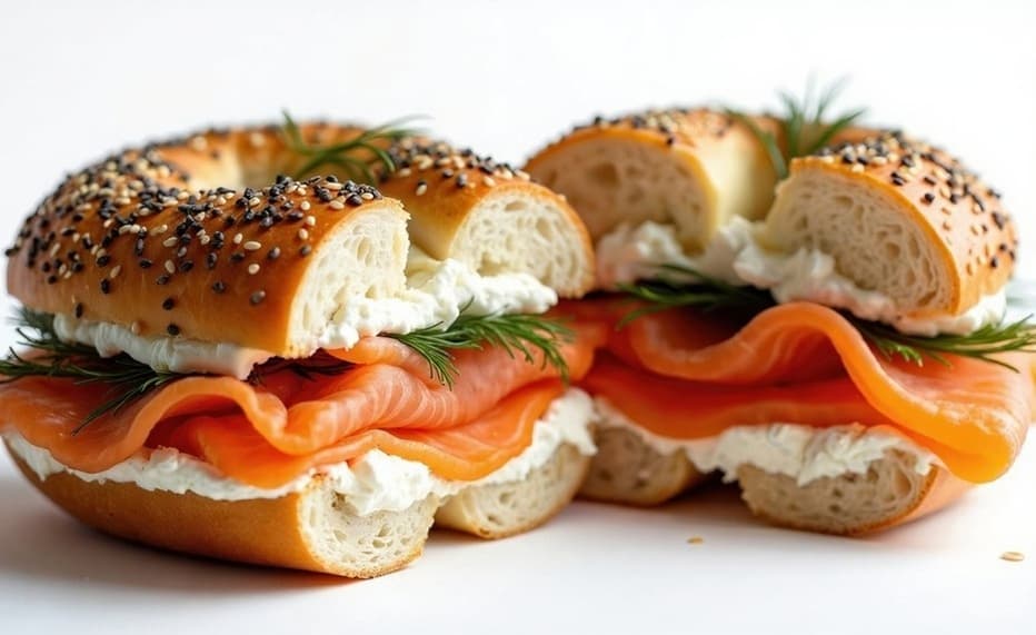 Smoked Salmon Bagel Box (40 Pieces)