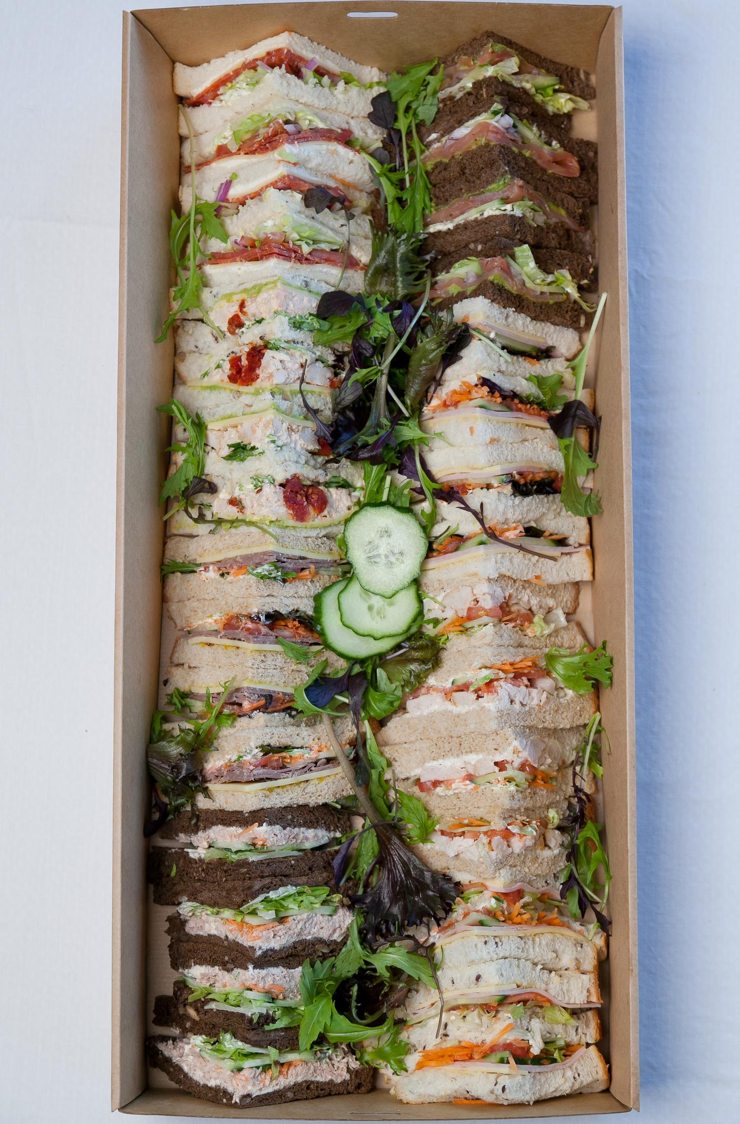 Mixed Fillings Triangle Sandwich (Box of 30)
