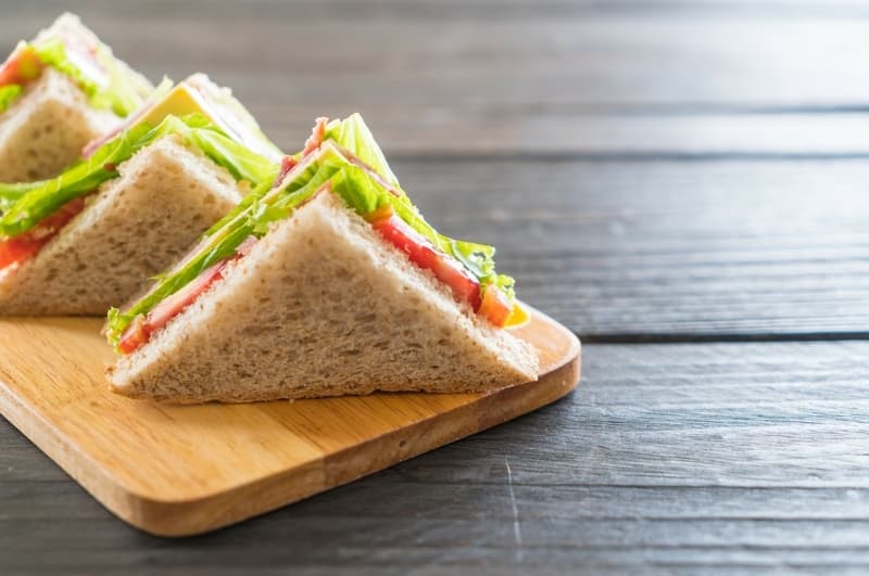 Vegetarian Sandwich Lunch Box