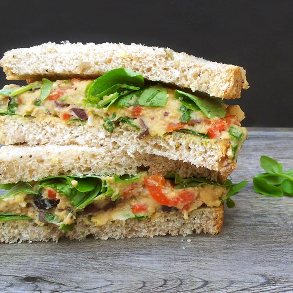 Vegan Sandwich Lunch Box