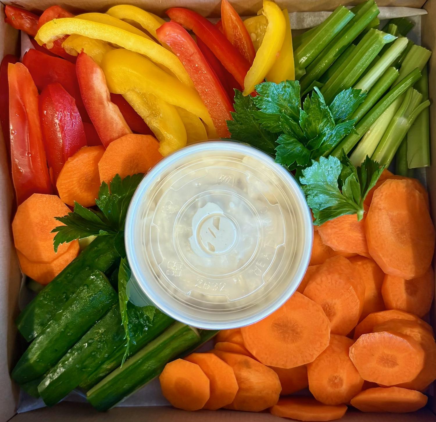 Dip & Fresh Veggies (Small Platter)