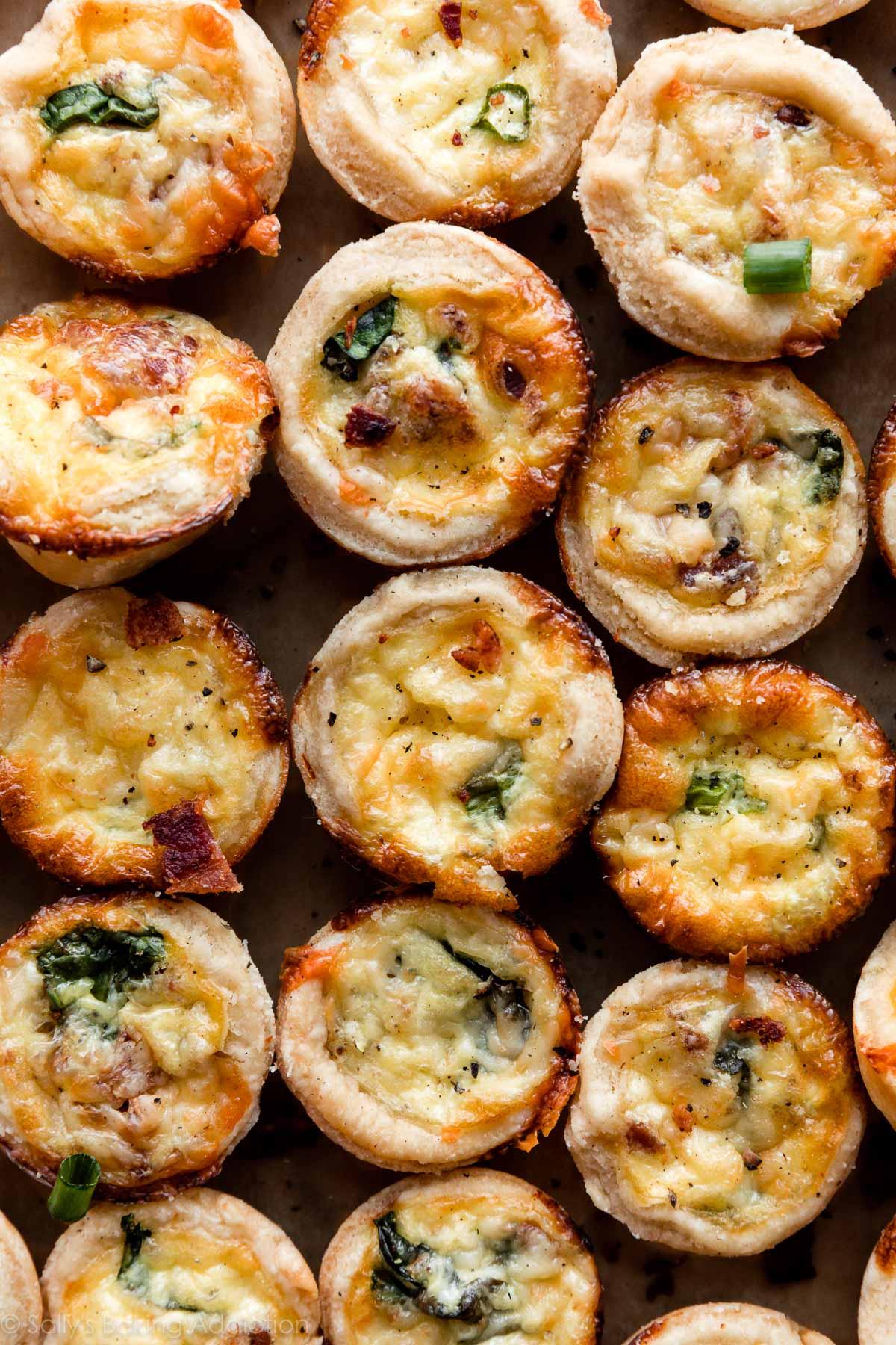 Vegetarian Mini Quiche (Box of 10)