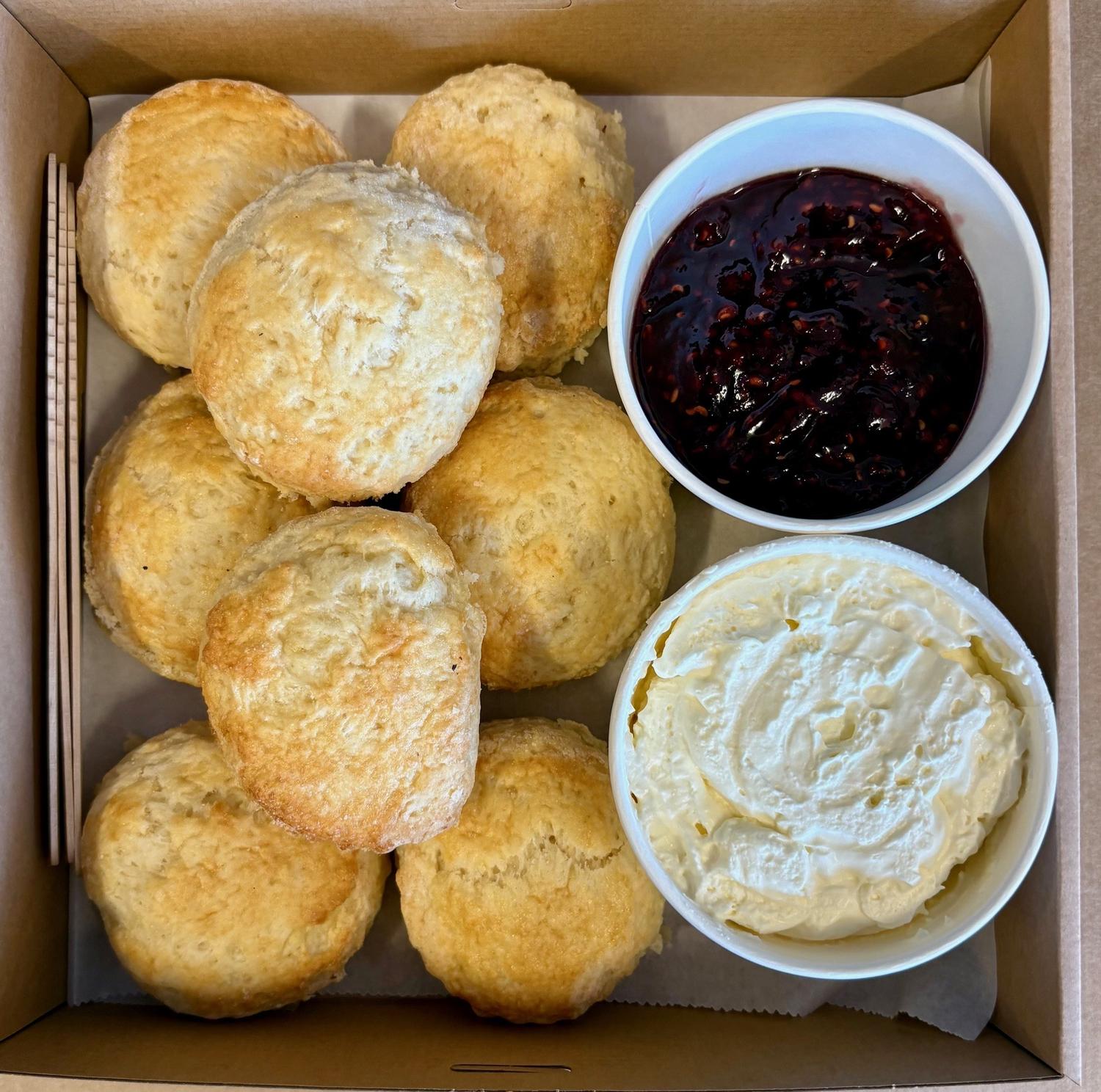 Scones with Jam & Cream (Box of 10)