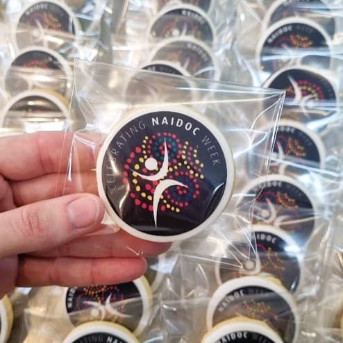 SMALL: Branded Shortbread Cookies 5cm (12 Pack)