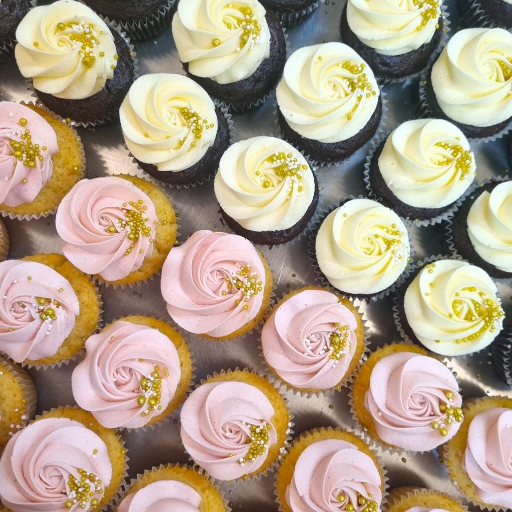 MINI: Rose Swirl Cupcakes (12 Pack)
