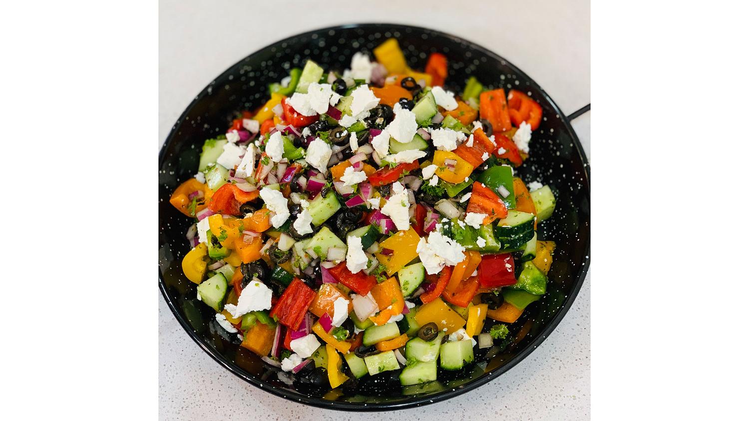 Traditional Greek Salad Platter