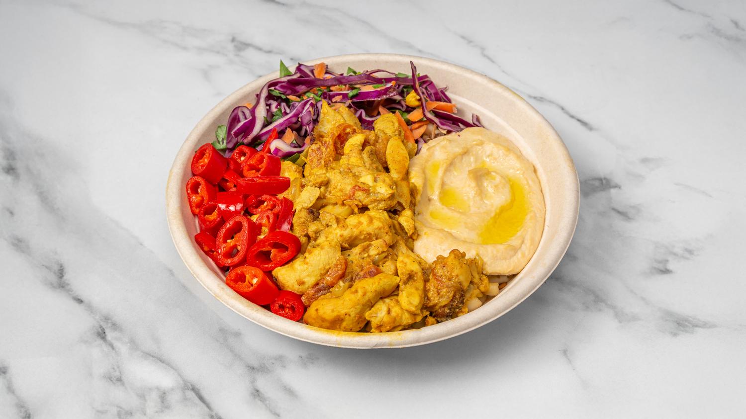 Chicken Shawarma Salad Bowl 